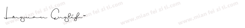 Longman English字体转换
